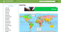 Desktop Screenshot of ontheworldmap.com